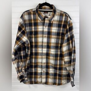 Ridgecut Toughwear men’s heavy duty long sleeve button down work shirt size XL